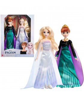 Muñecas reinas Elsa y Anna HMK51 FROZEN MATTEL