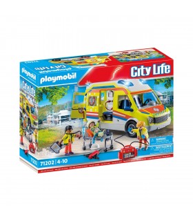 Ambulancia con Luz y Sonido City Life 71202 PLAYMOBIL