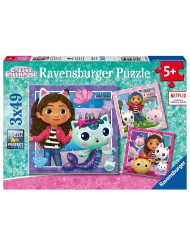 Puzzle 3x49 piezas Casa de Gabby 05659 | RAVENSBURGUER | Juguetes ...