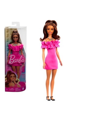 Muñeca Barbie Fashionista ciega falda volantes HRH17 BARBIE