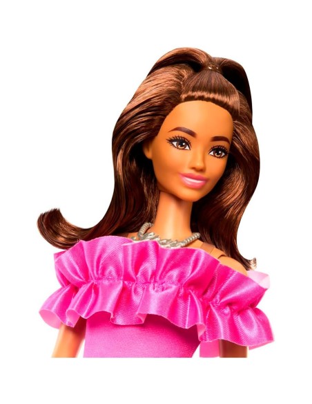 Muñeca Barbie Fashionista ciega falda volantes HRH17 BARBIE