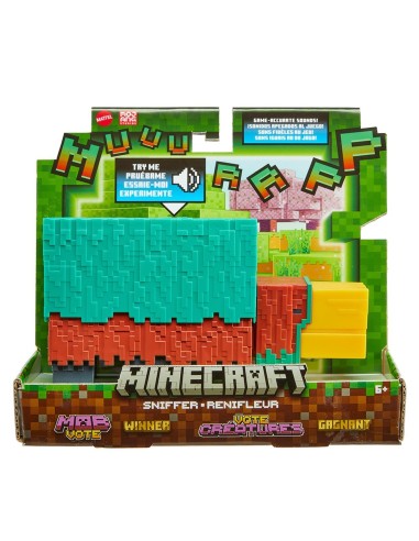 Figura de acción de Sniffer HXM85 MINECRAFT MATTEL