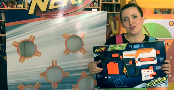 Actividades para niños Abracadabra. Competición Nerf.