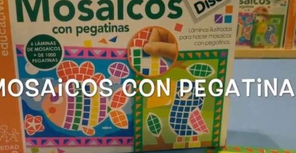 Actividades para niños y niñas Abracadabra 2018 | Mosaico con pegatinas